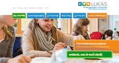 Desktop Screenshot of lukasschule.de